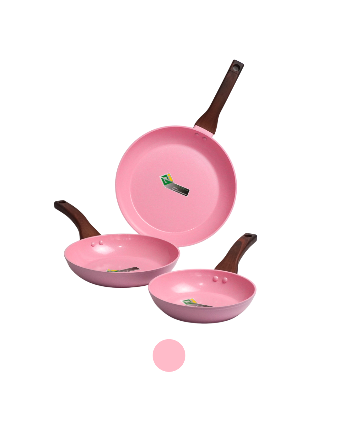 Juego De Sartenes Alfa Imperial 20, 24 Y 28 Cm De Ceramica