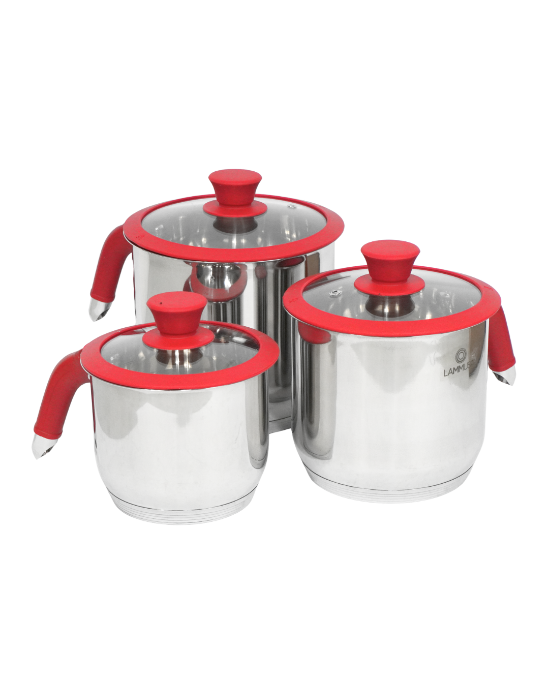 Pocillos de acero inoxidable - LAMMUSA 3pz
