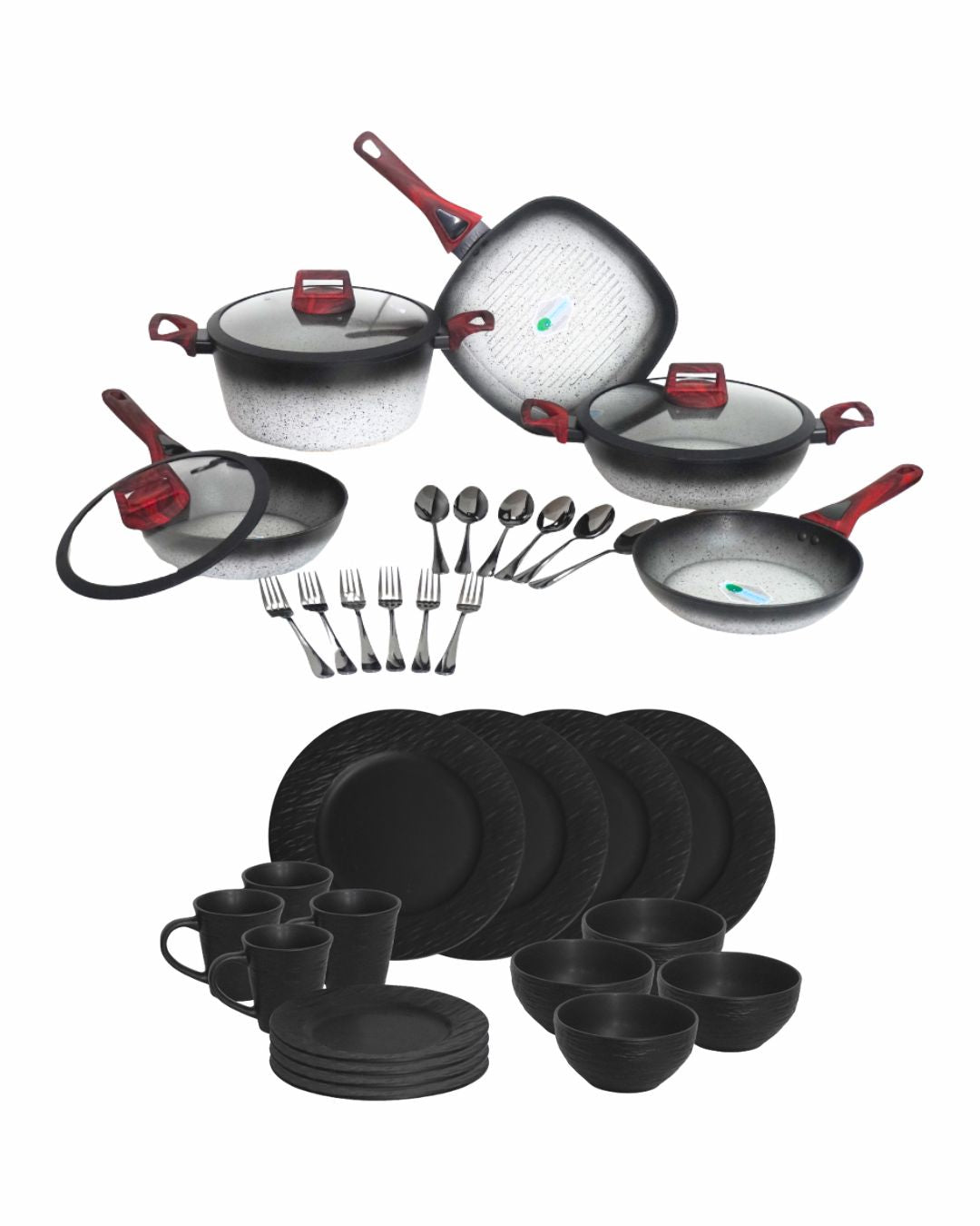 PROMOCION Batería cerámica + Vajilla 16 pz