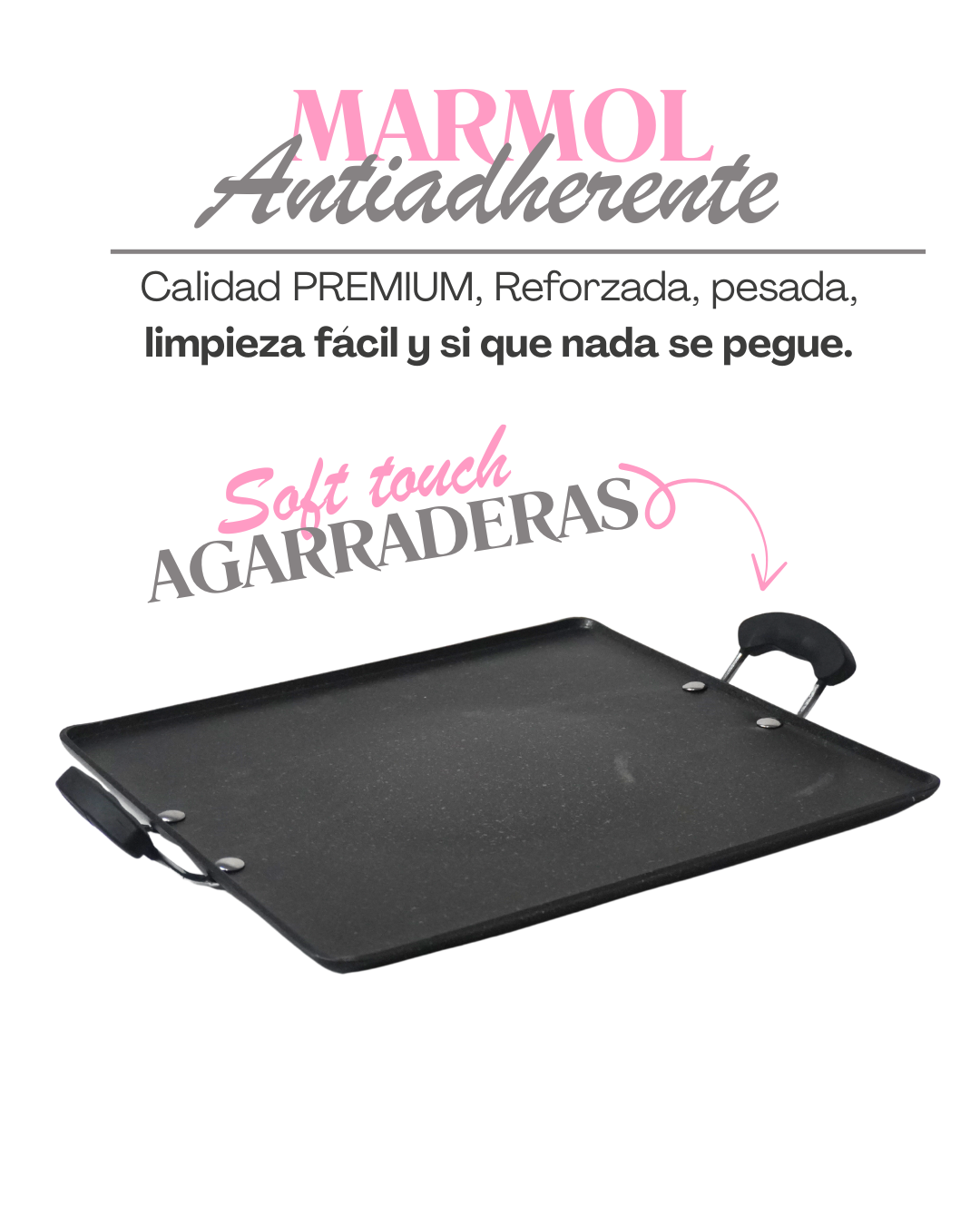 Comal una hornilla - SWISS SILVER 1pz cerámica antiadherente