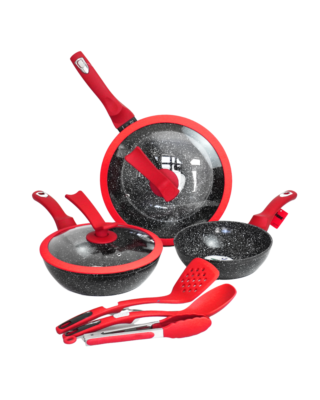 Set de Sartenes Candy - KUCHE 8 pz Cerámica Antiadherente
