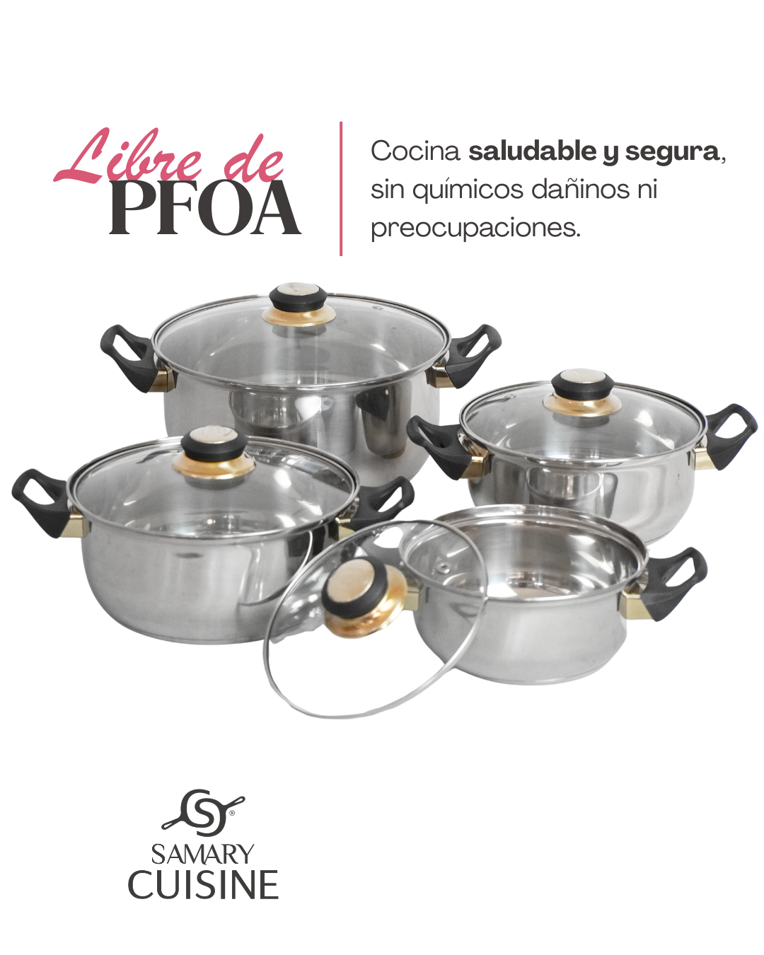Batería de cocina Acero inoxidable Chapala Veca- ALPHINE CUISINE 12 pz