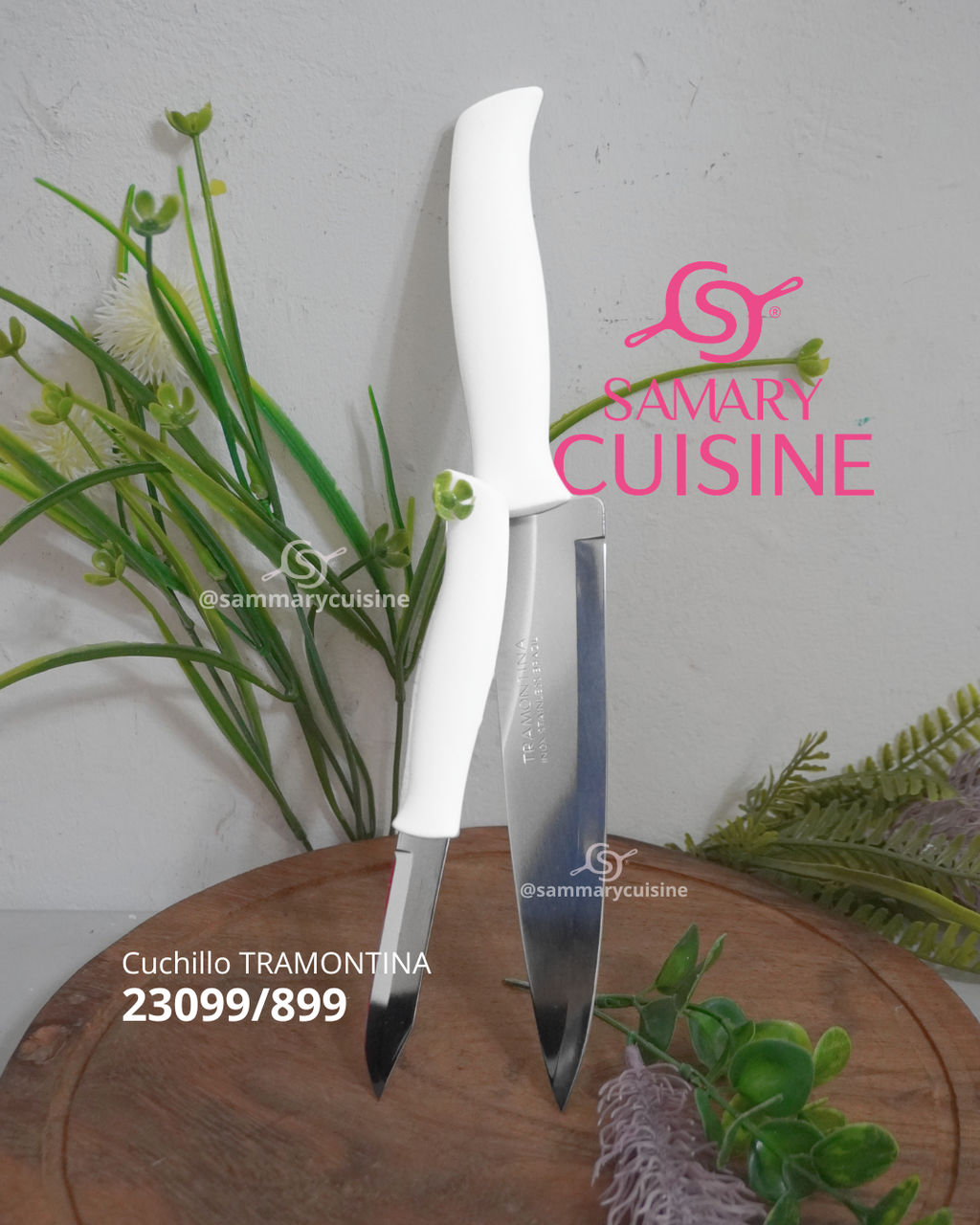 Duo de Cuchillos para Cocina - TRAMONTINA 23099/899