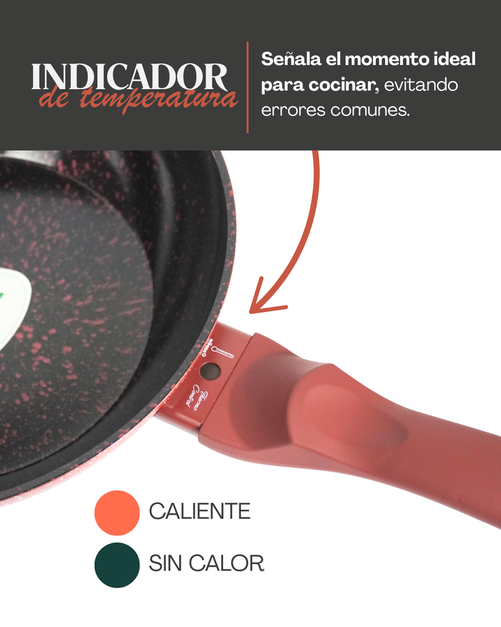 Juego de sartenes olivo ceramica premium 6 piezas 24, 26 y 28 cm