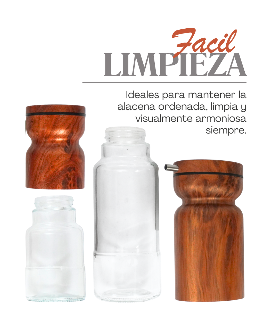 Especieros aceiteros y saleros 41705 - CANISTER 3 pz