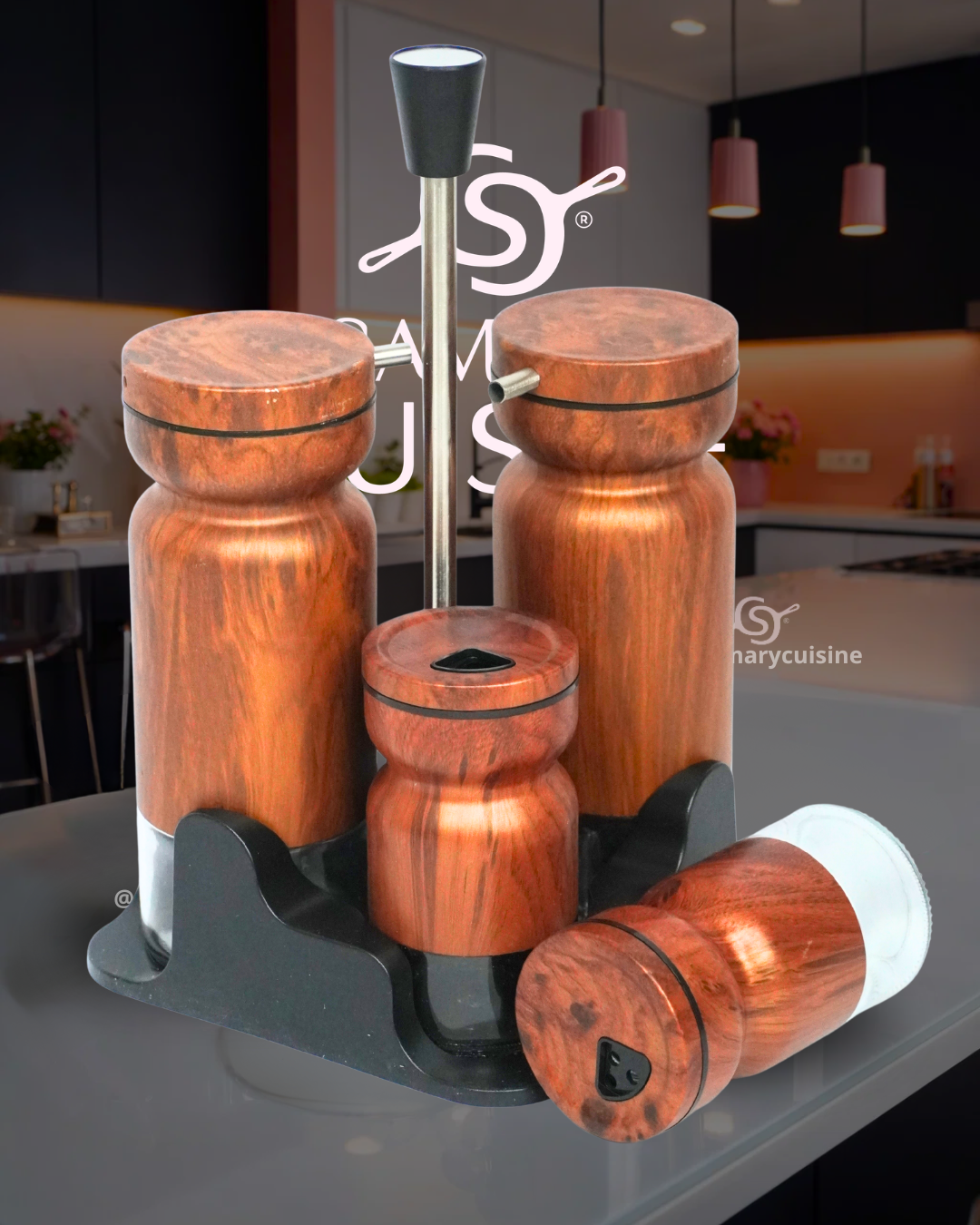 Especieros aceiteros y saleros 41705 - CANISTER 3 pz