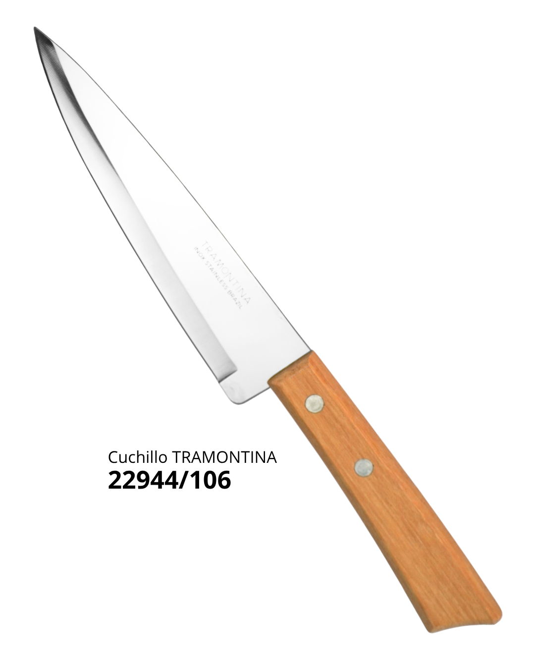 Cuchillo de chef madera M  - TRAMONTINA 22944/106 28 cm