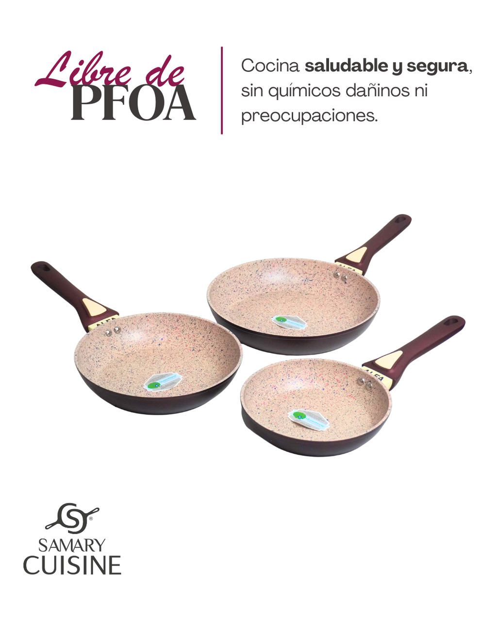 Sartenes Oslo - 3 Piezas 20, 24 y 28 cm