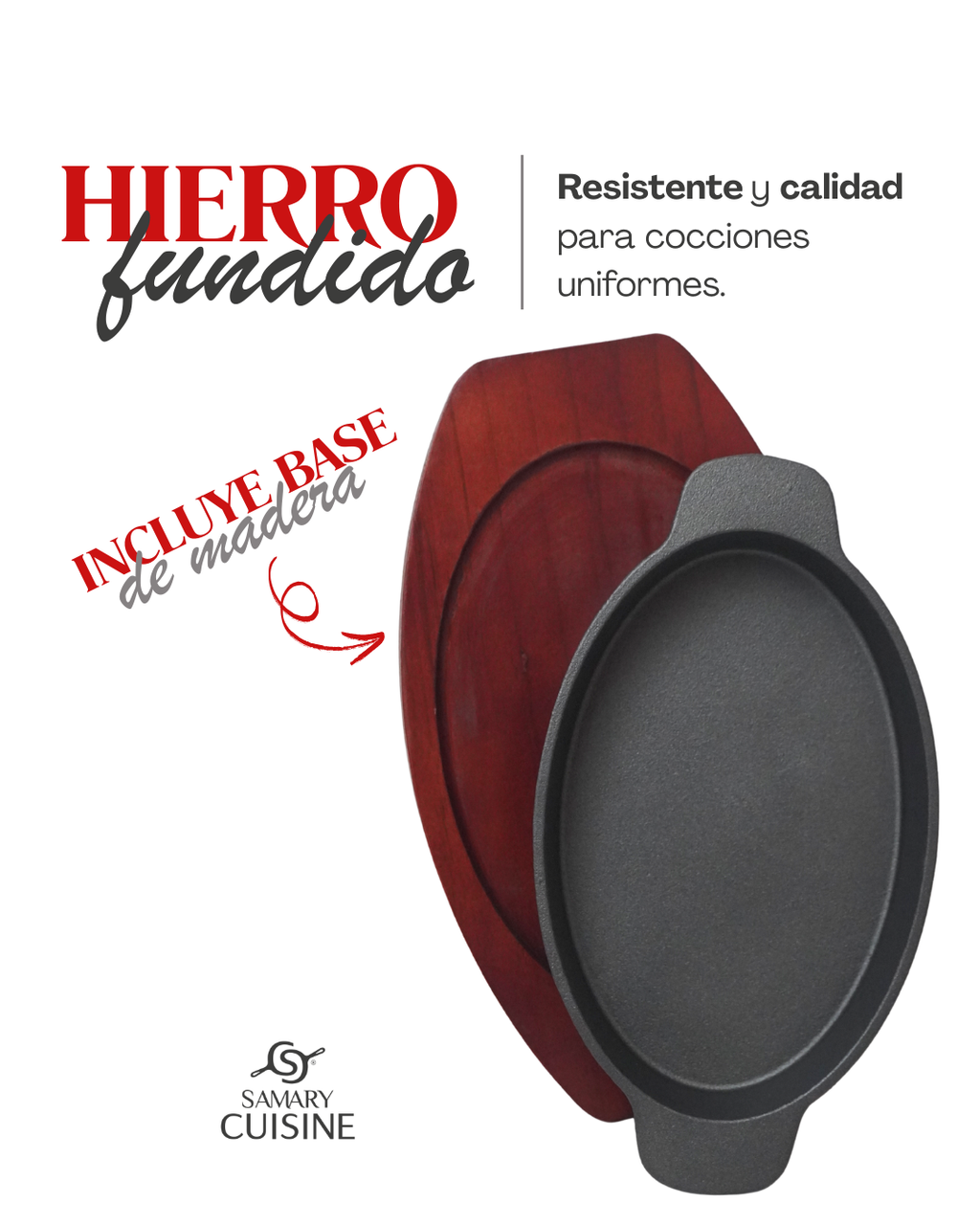 Cacerola Ovalada GRILL Bajita 26 CM