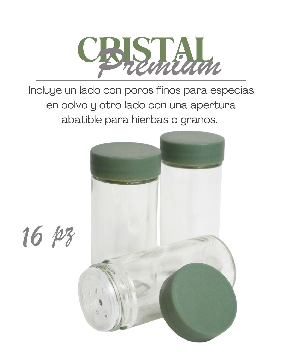 Especiero de carrusel 16 pz - R66-16 Giratorio de aluminio