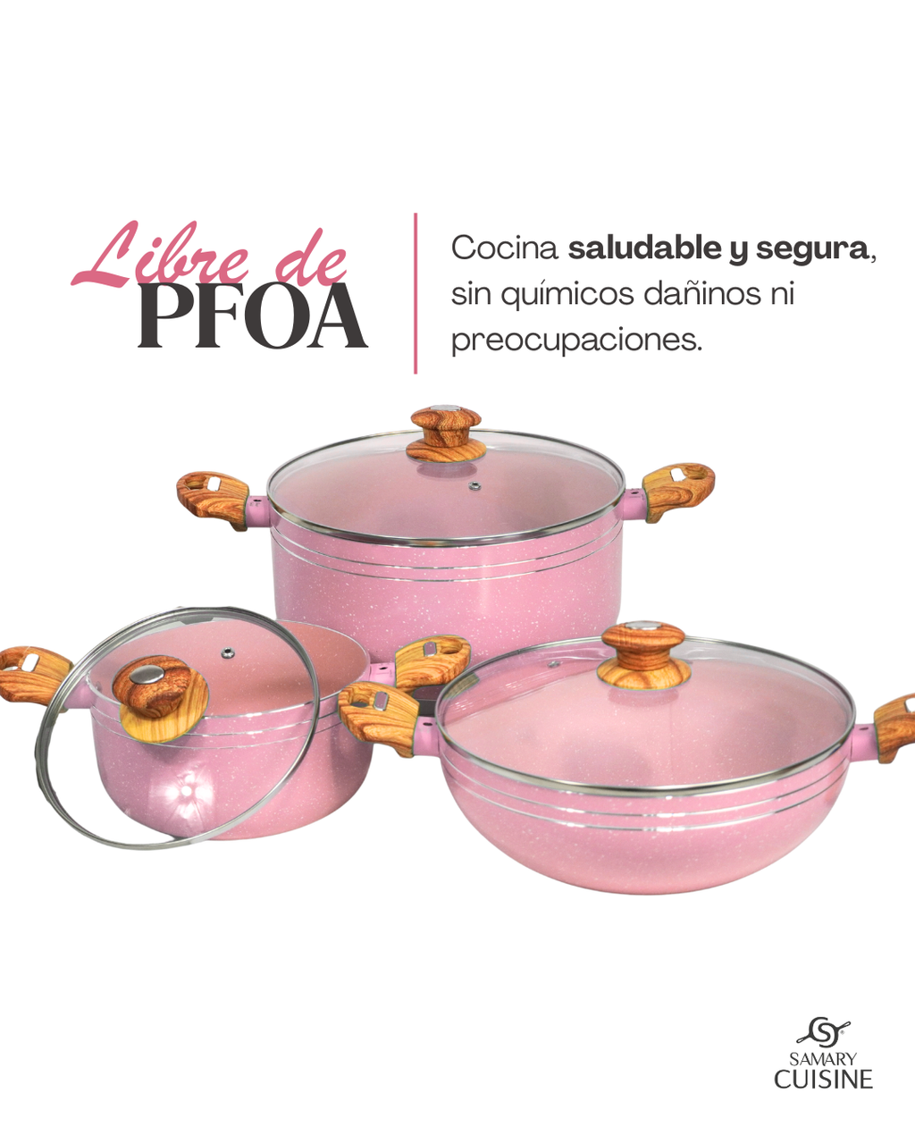 Batería de Cerámica Antiadherente Deluxe - KRUMBERG 12 pz