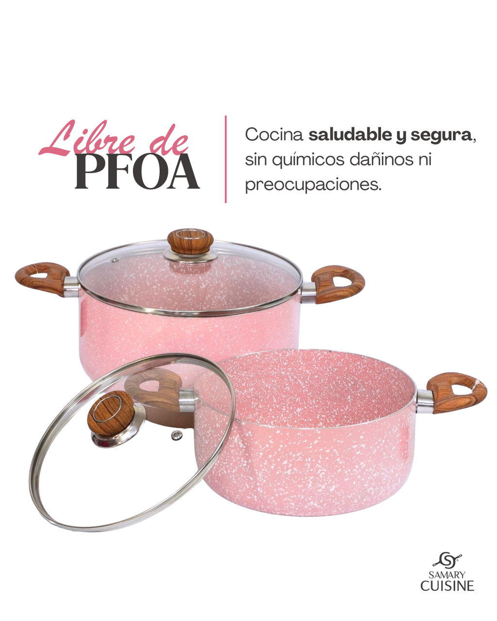 Batería de Cerámica Antiadherente Parla - KUCHE 12 pz