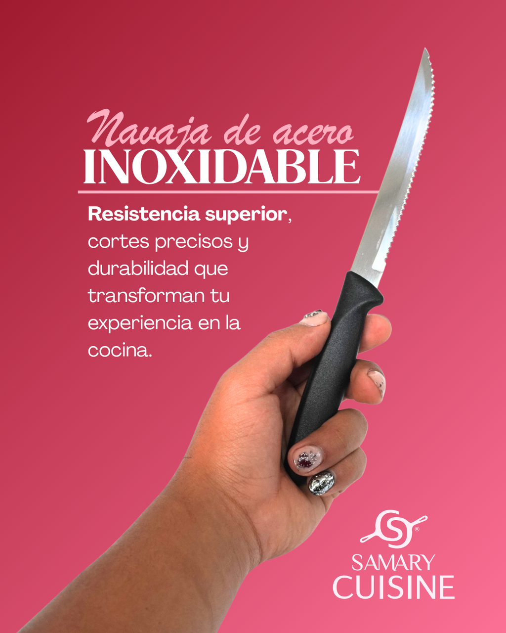 Cuchillo de Cierra plástico - TRAMONTINA 21 cm 23041