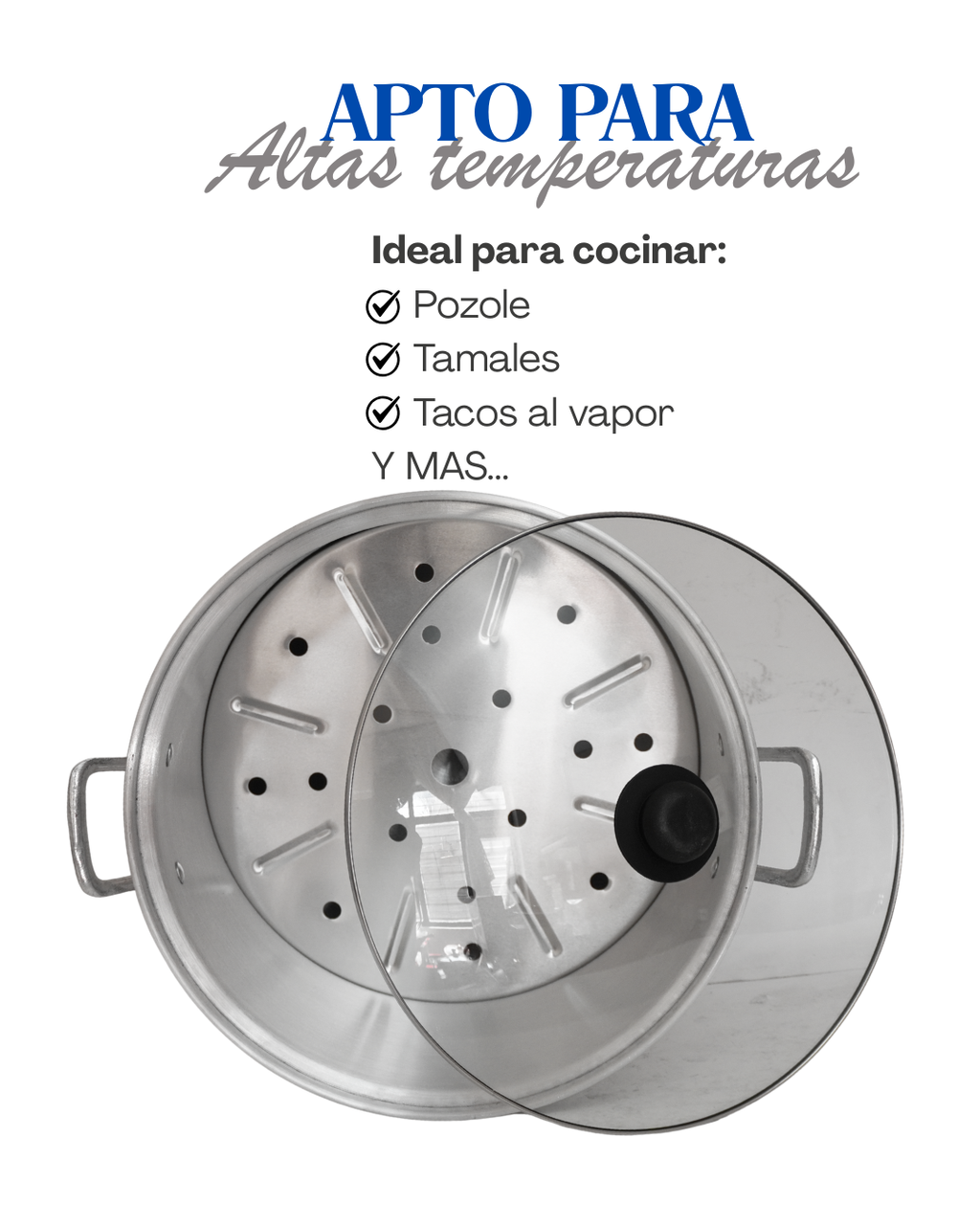 Vaporeras de Aluminio - LAMEX 6.5, 11 y 30 lts