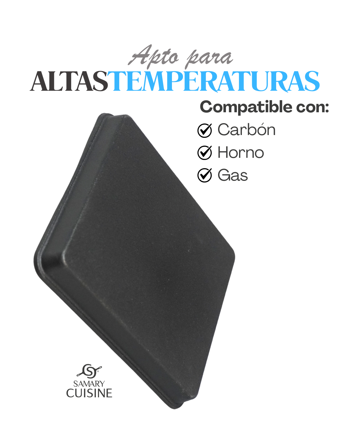 Sarten de queso cuadrado 17 cm - GRILL