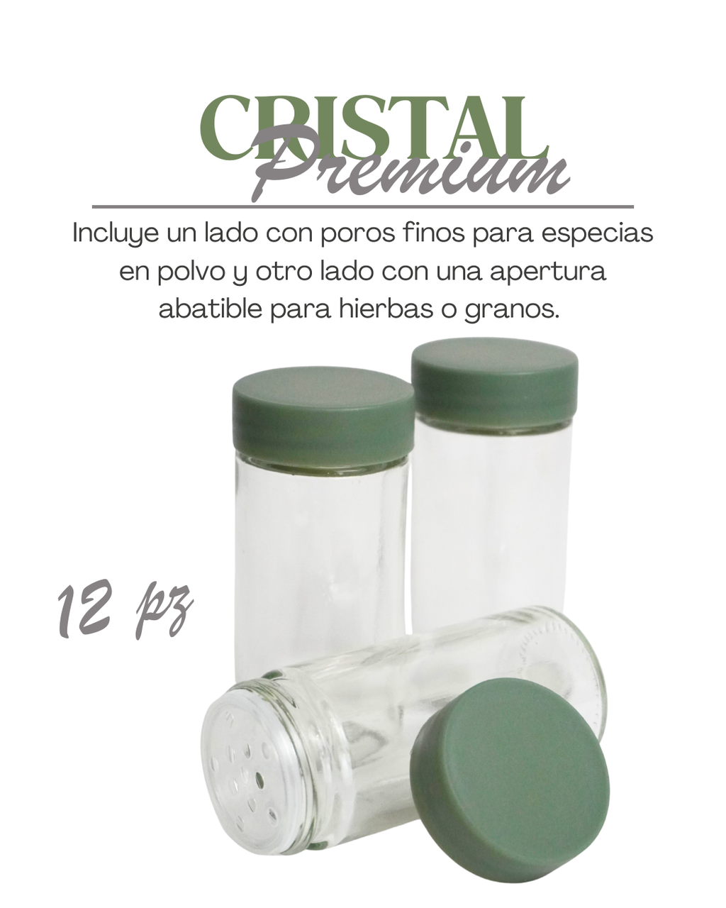 Especiero de carrusel 12 pz - R66-12 Giratorio de aluminio