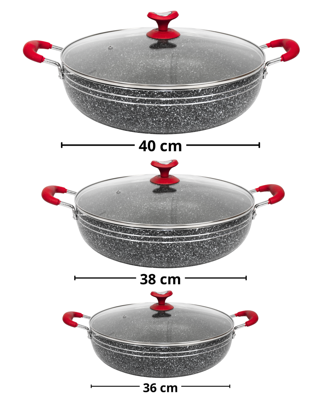 Set de Ollas de Cerámica Antiadherente Tribeca - KUCHE 6 pz