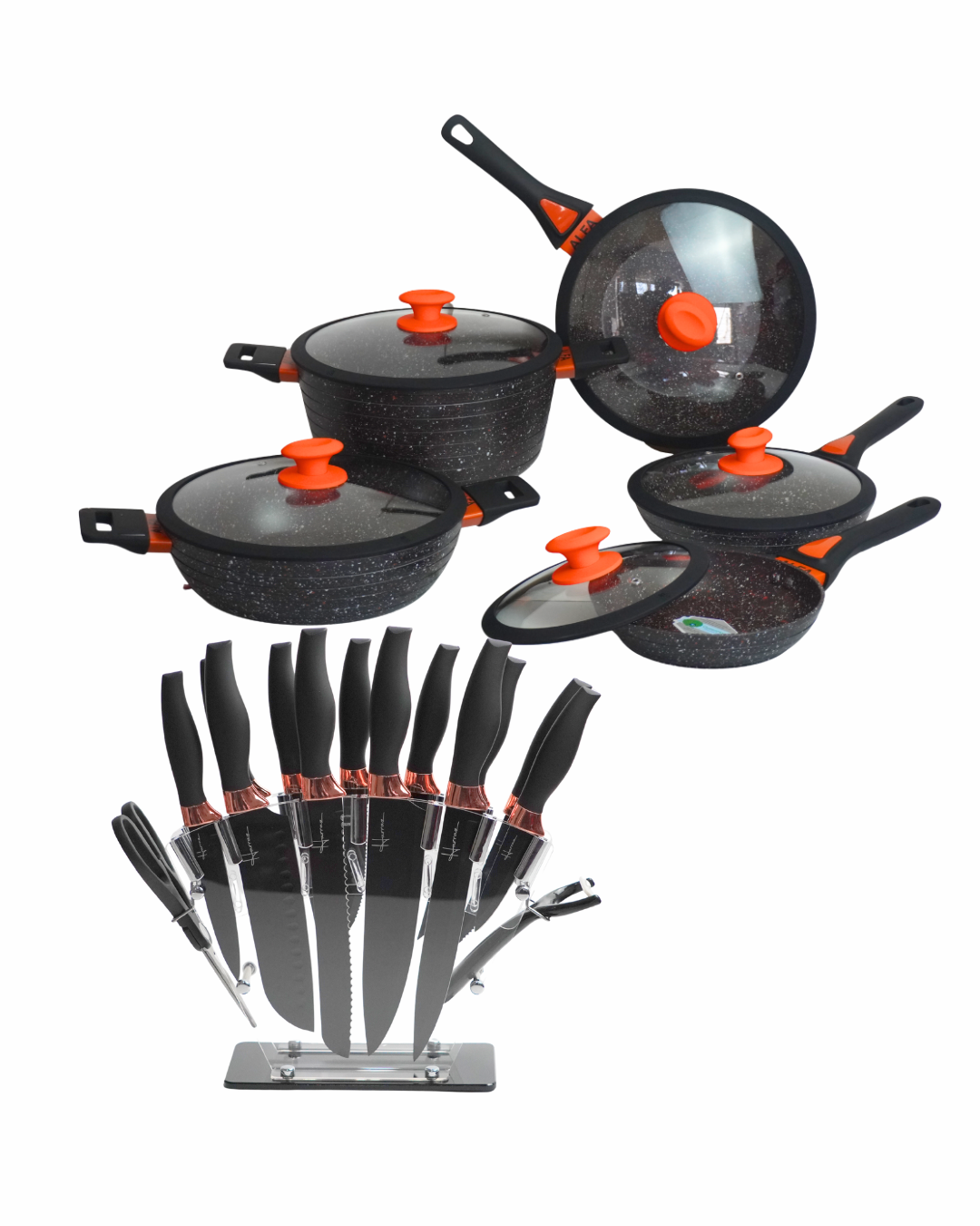 PROMOCION Batería premium + set de cuchillos