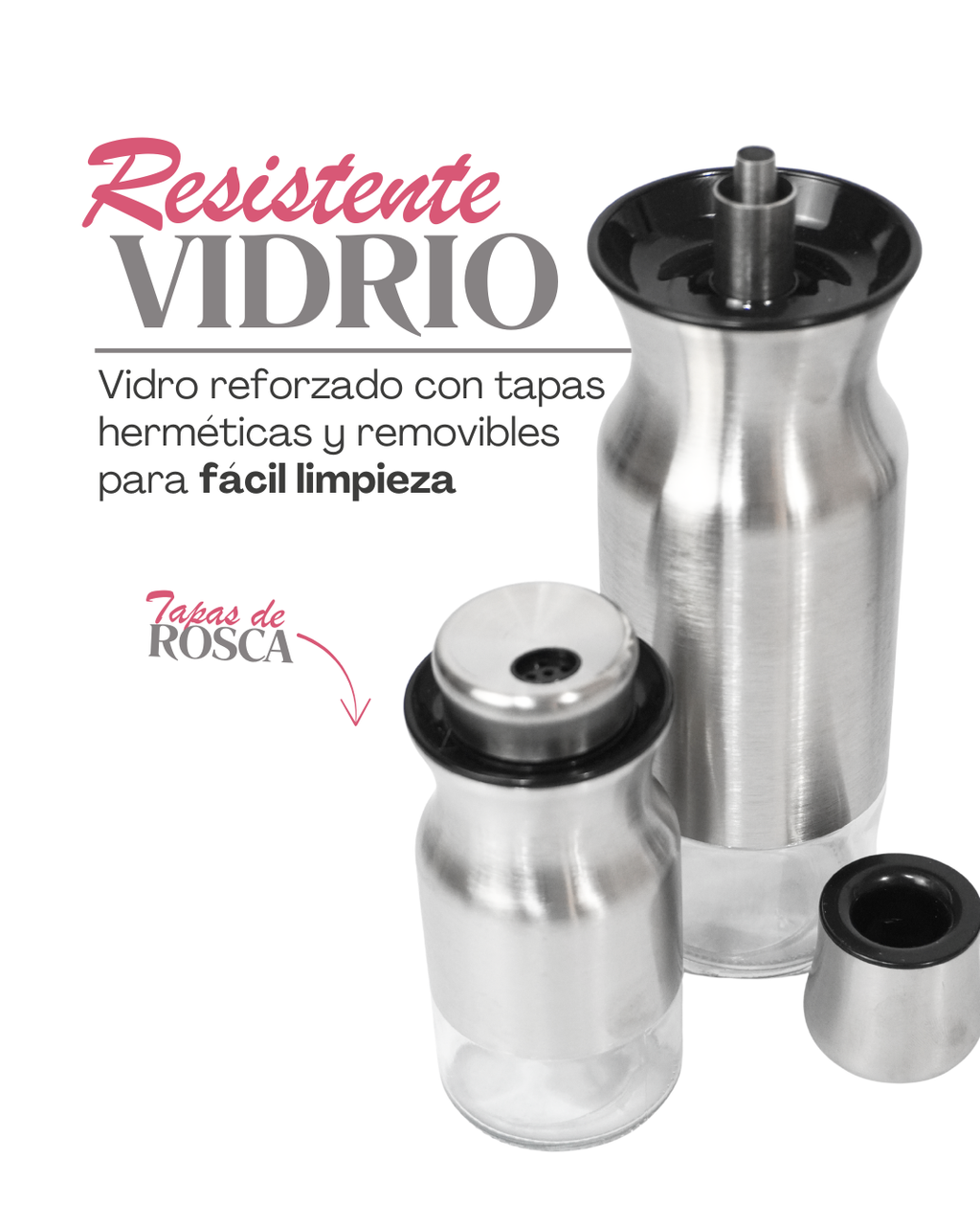 Especieros aceiteros y saleros 41705 - CANISTER 3 pz
