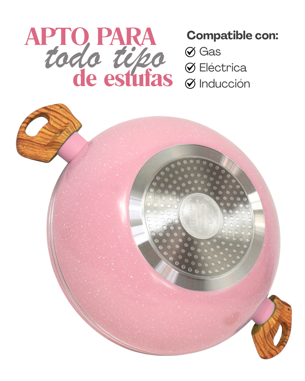 Batería de Cerámica Antiadherente Deluxe - KRUMBERG 12 pz