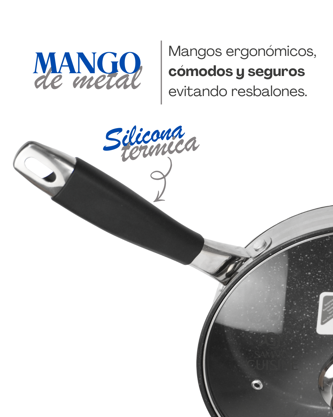 Batería de Acero Inoxidable LM003 - LAMMUSA 14 pz