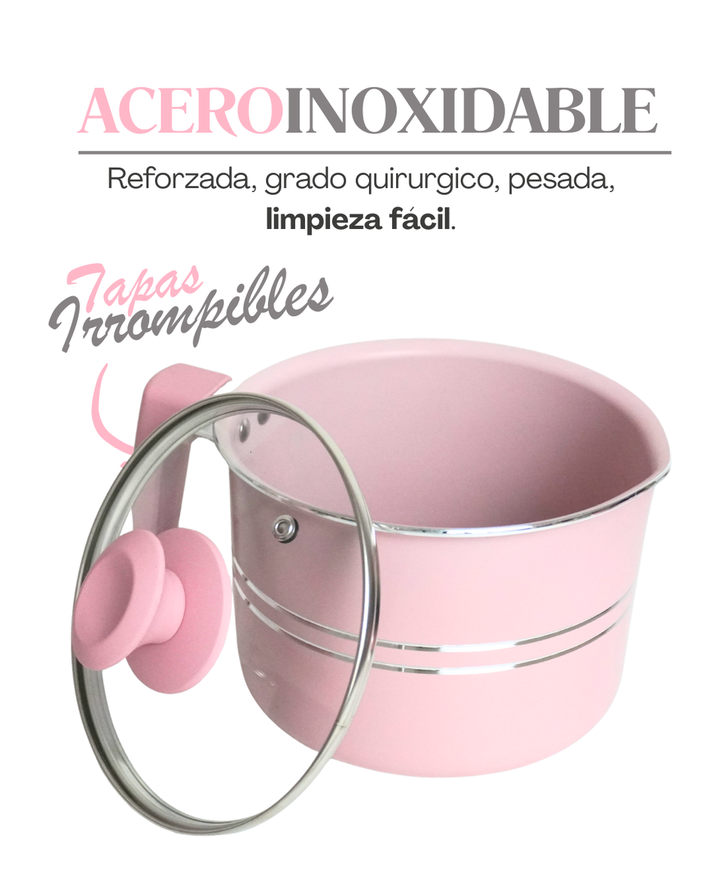 Pocillo de acero inoxidable Milk Pan - ALFA 6pz
