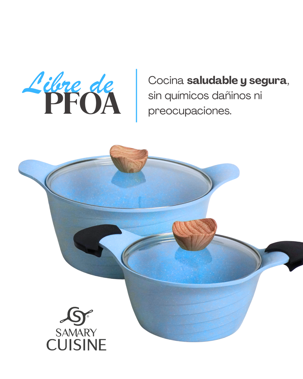 Batería De Cocina Kung Fu Master 15 Pz Antiadherente Ceramic