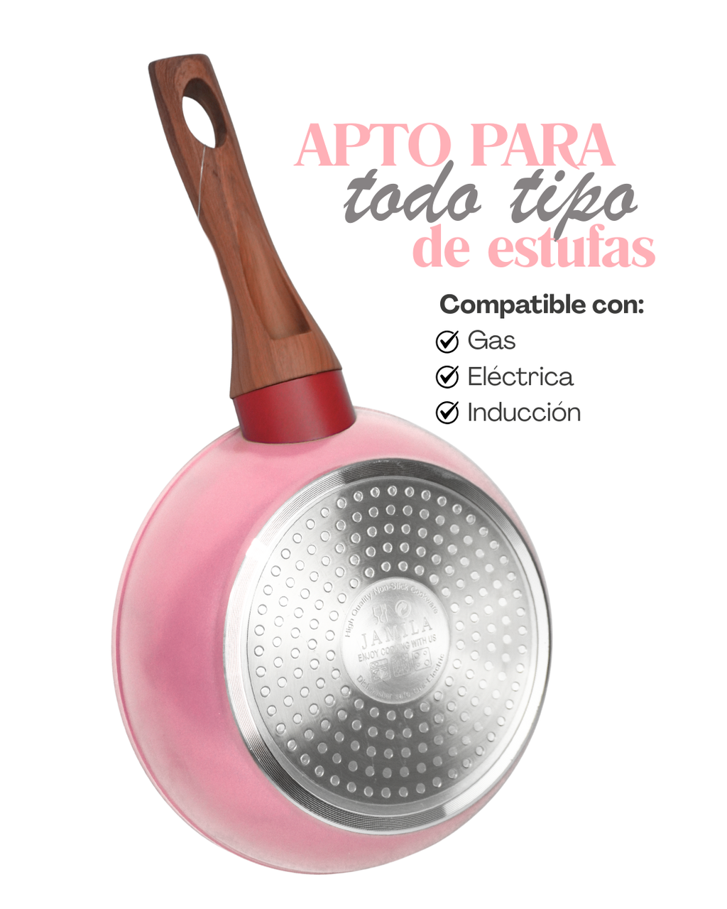 Batería de Cerámica Auri - JAMILA 9 pz Antiadherente
