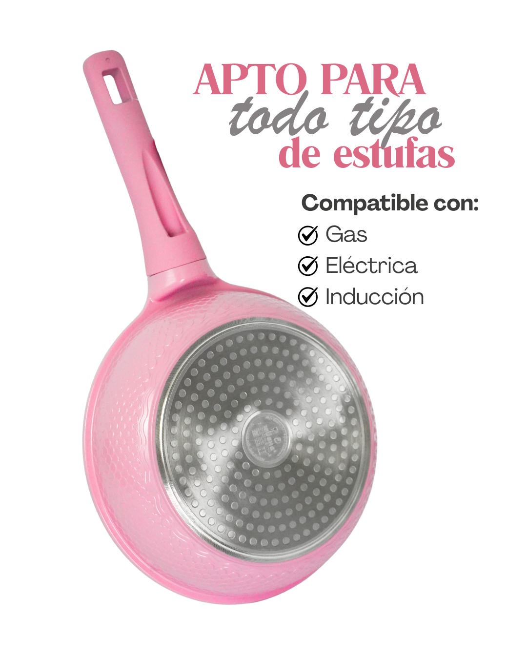 Batería de Cerámica Antiadherente Coral - KUCHE 9 pz