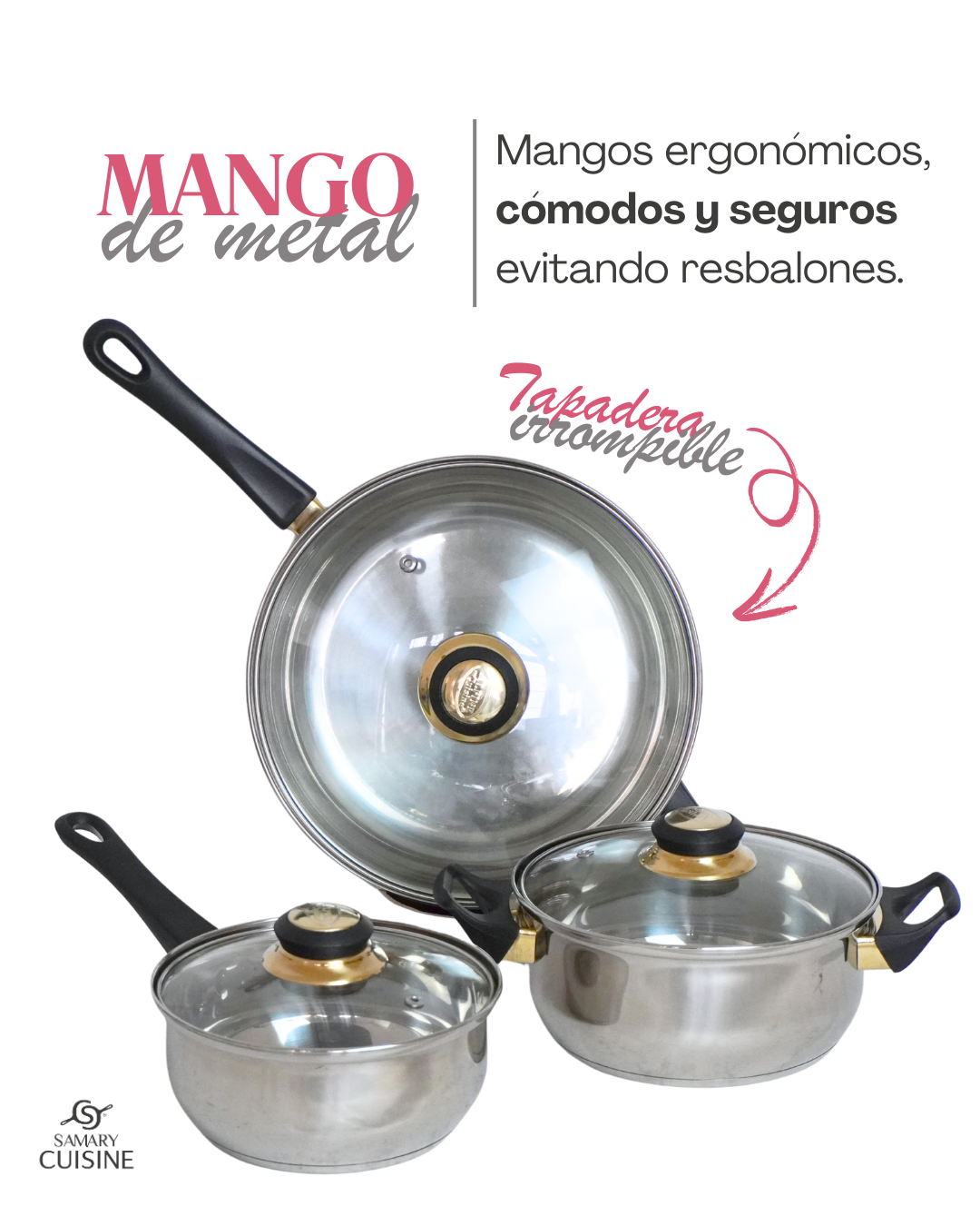 Batería de cocina Acero inoxidable Chapala Veca- ALPHINE CUISINE 12 pz