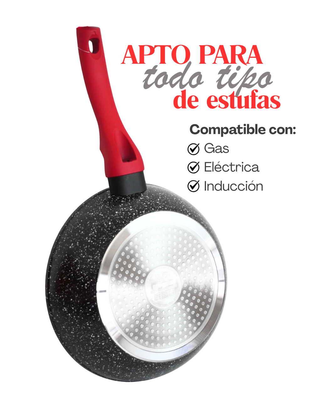 Set de Sartenes Pauli - KUCHE 8 pz Cerámica Antiadherente (Copia)