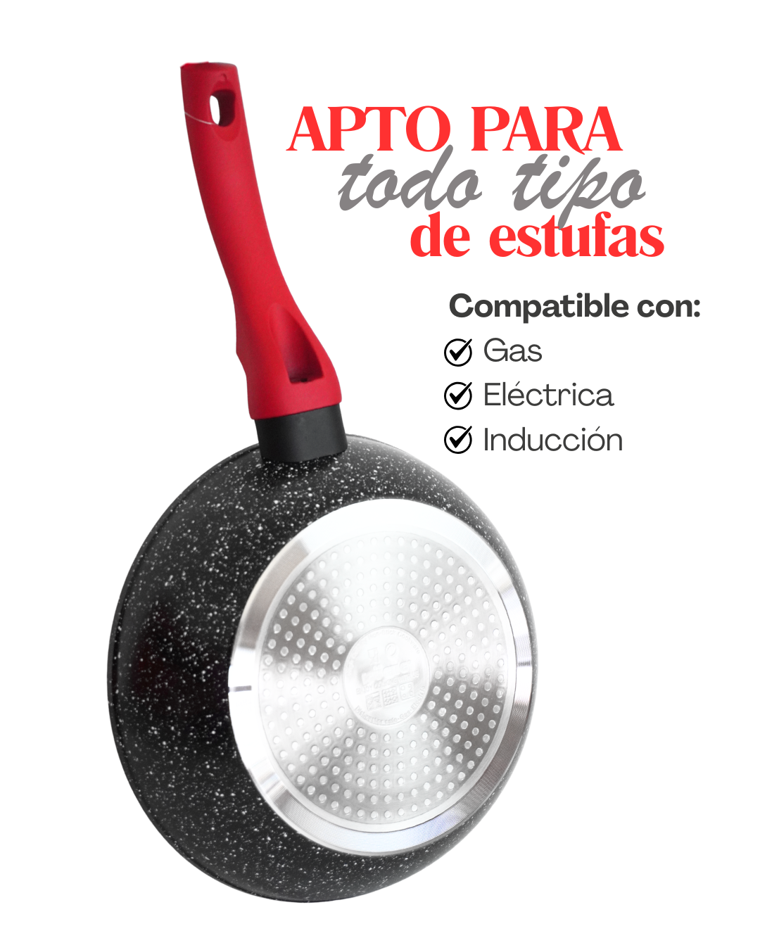 Set de Sartenes Pauli - KUCHE 8 pz Cerámica Antiadherente (Copia)
