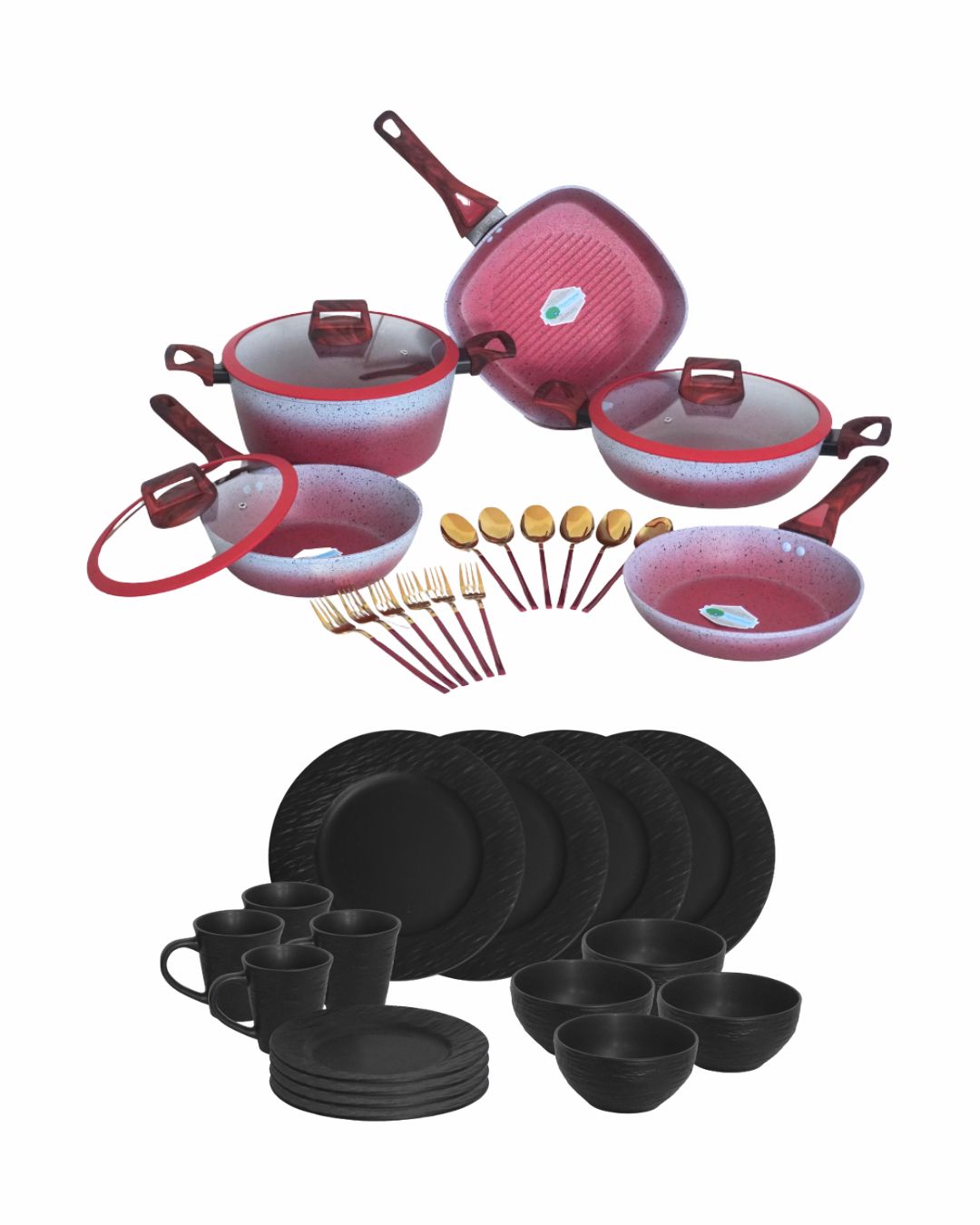 PROMOCION Batería cerámica + Vajilla 16 pz