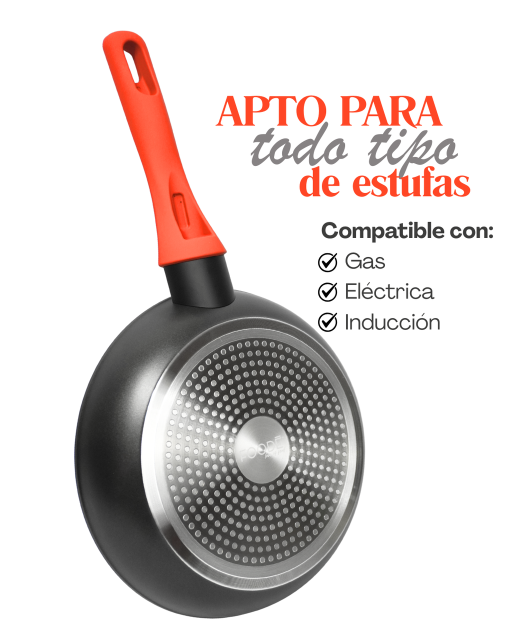 Sartén de Ceramica - FOODE 3pz