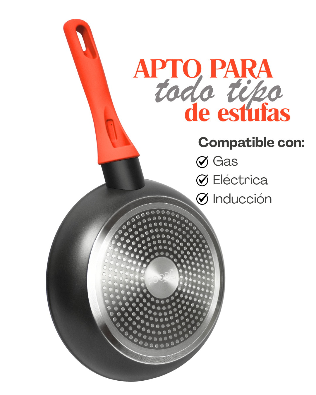 Sartén de Ceramica - FOODE 3pz