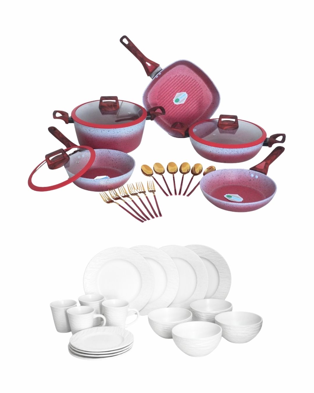 PROMOCION Batería cerámica + Vajilla 16 pz