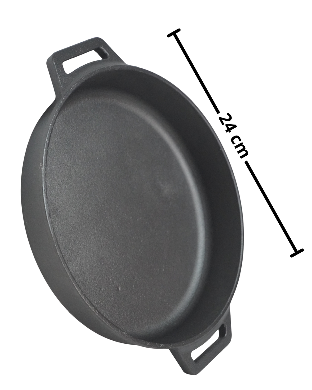 Cacerola Flat 38 cm hierro c tabla  - GRILL para pays