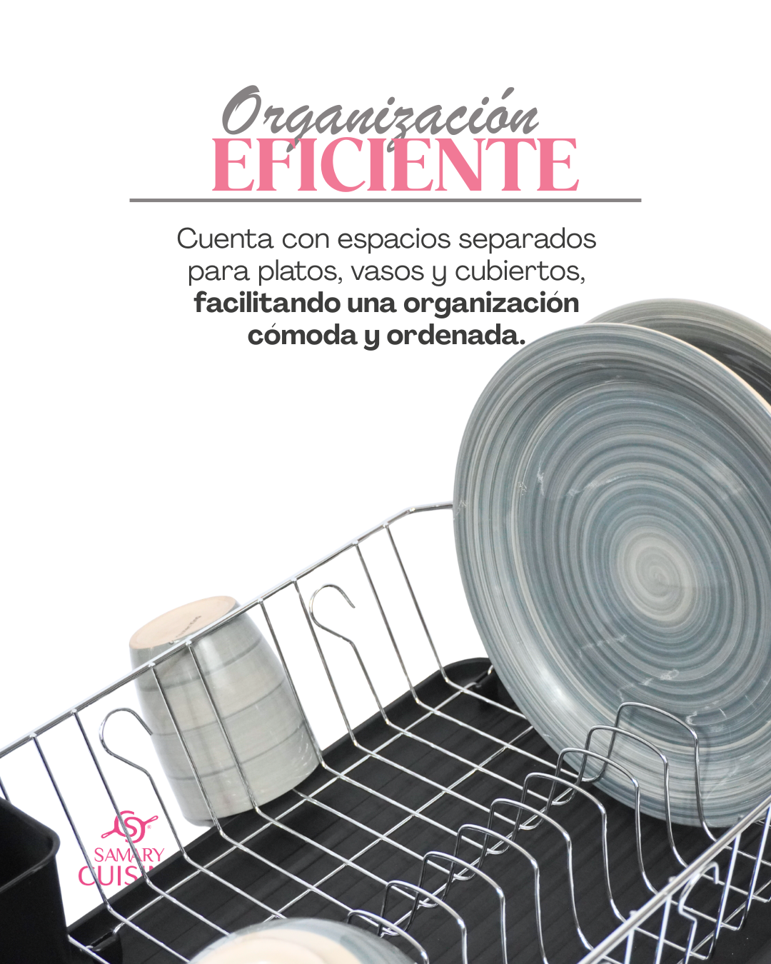 Escurridor un piso de Acero Inoxidable - DISH DRAINER