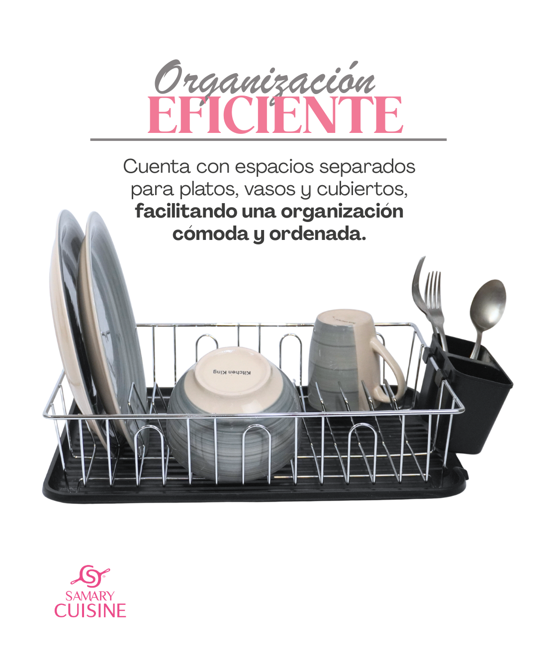 Escurridor de Trastes Acero inoxidable - GENERICO