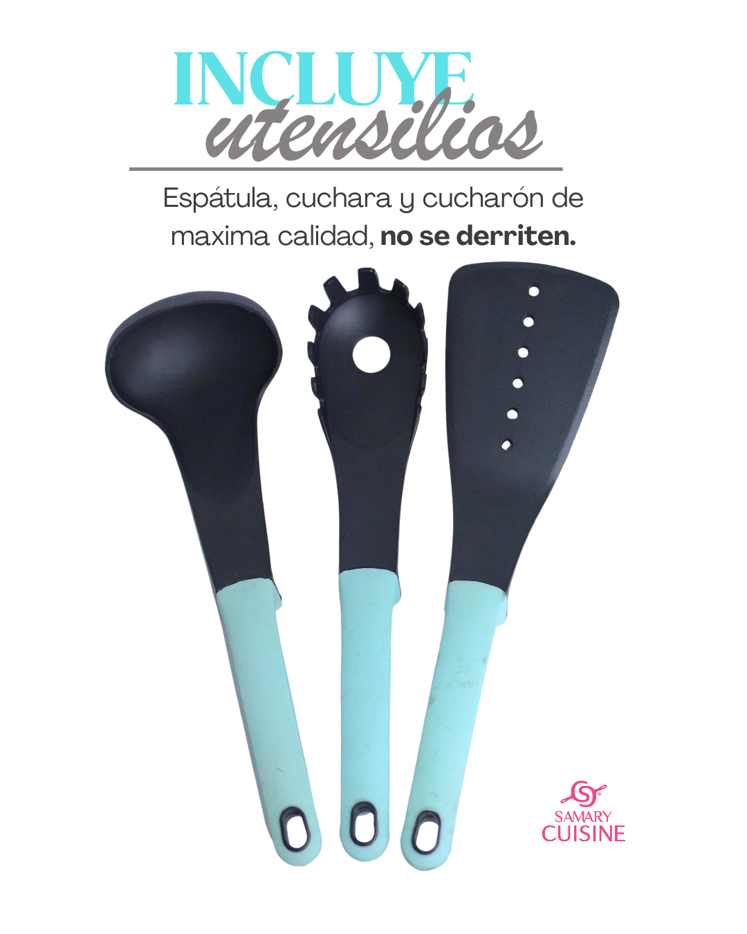 Batería De Cocina Kung Fu Master 15 Pz Antiadherente Grueso - Agua