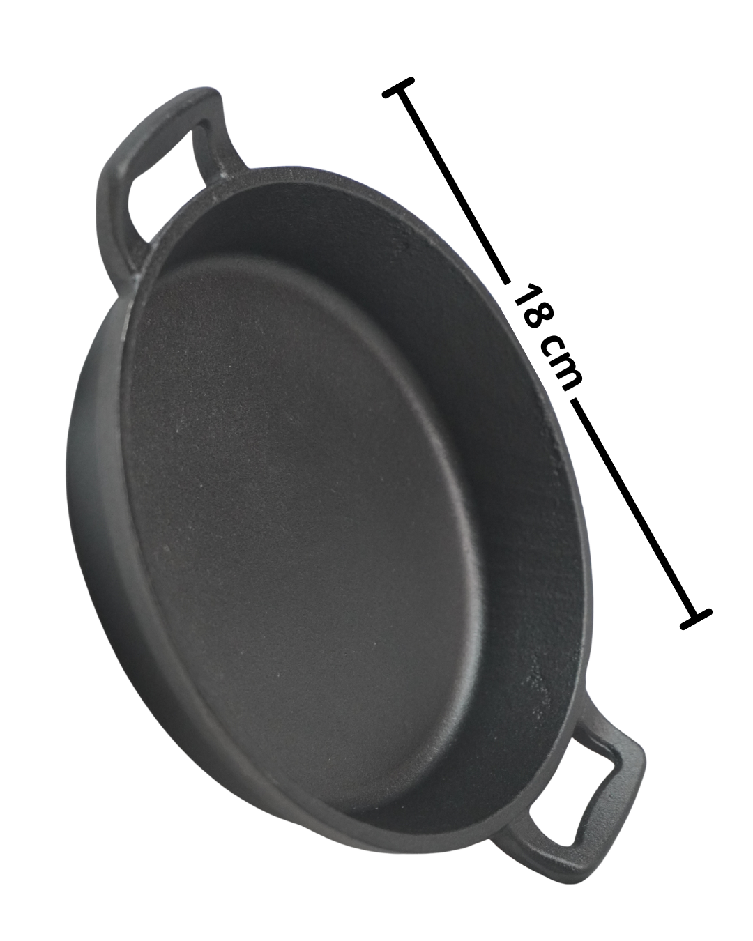 Cacerola Grill 18, 20 cm hierro c / tabla