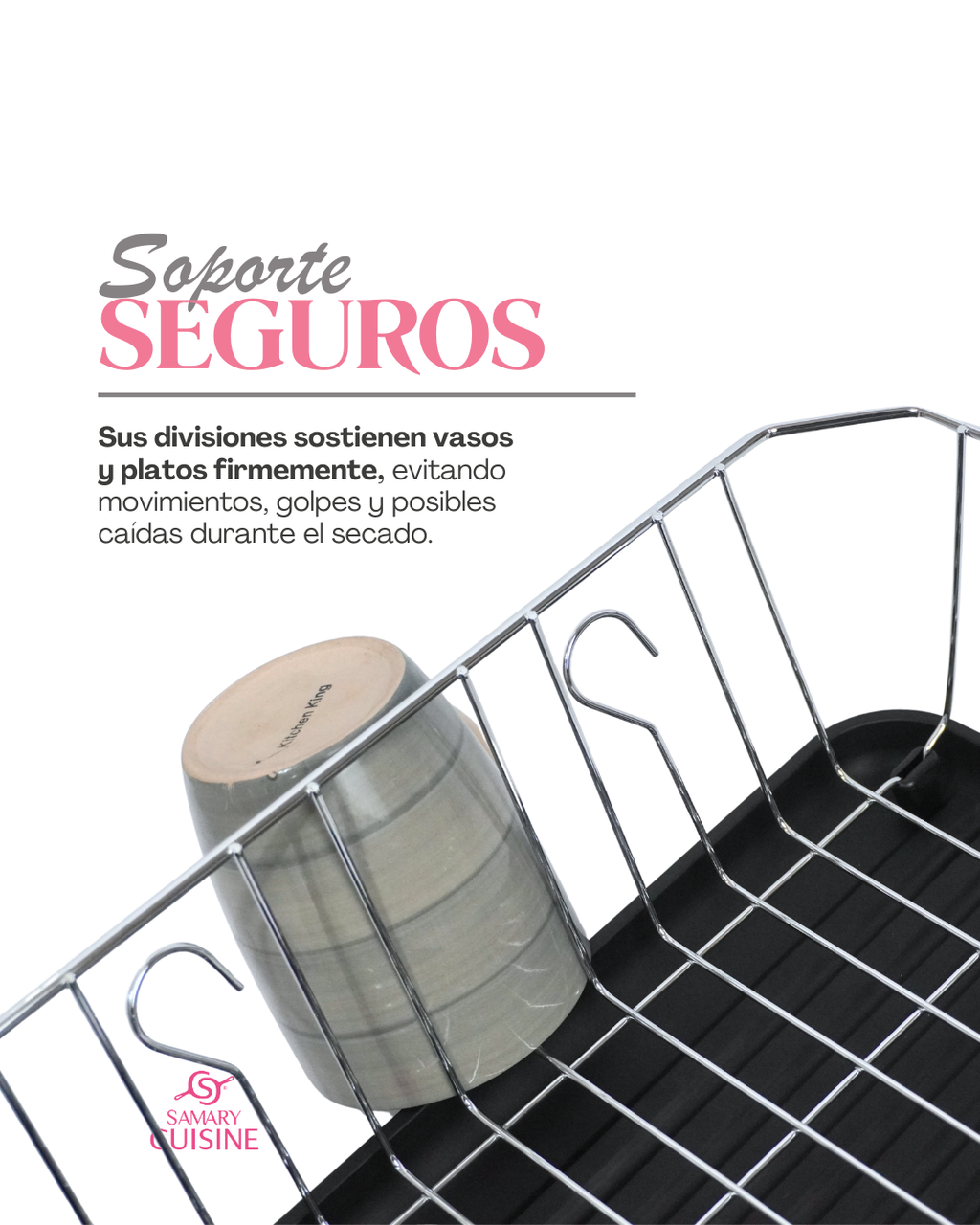 Escurridor un piso de Acero Inoxidable - DISH DRAINER