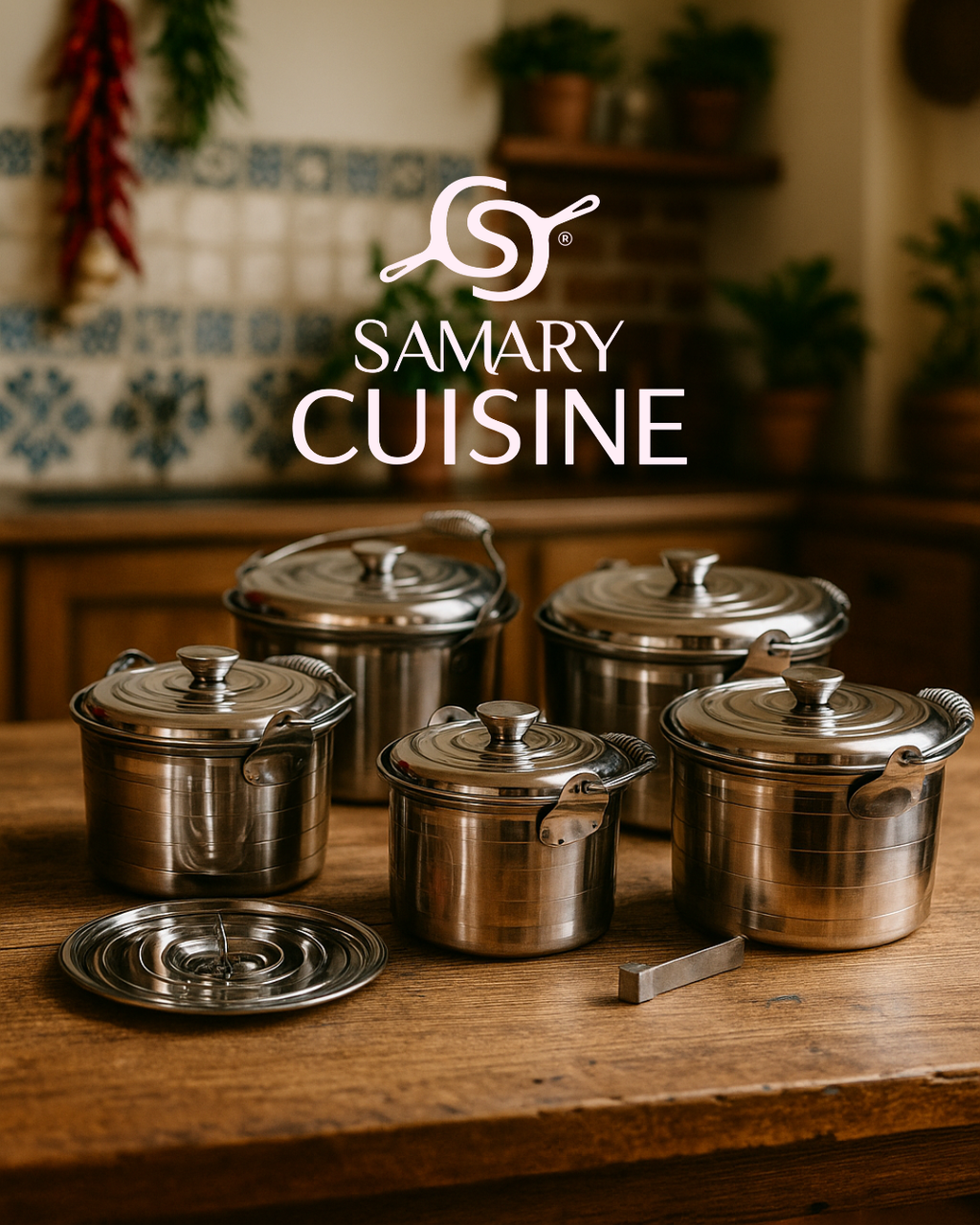 Ollas Kuche India 12 Para Cocina Eficiente Y Duradera 3 Pz