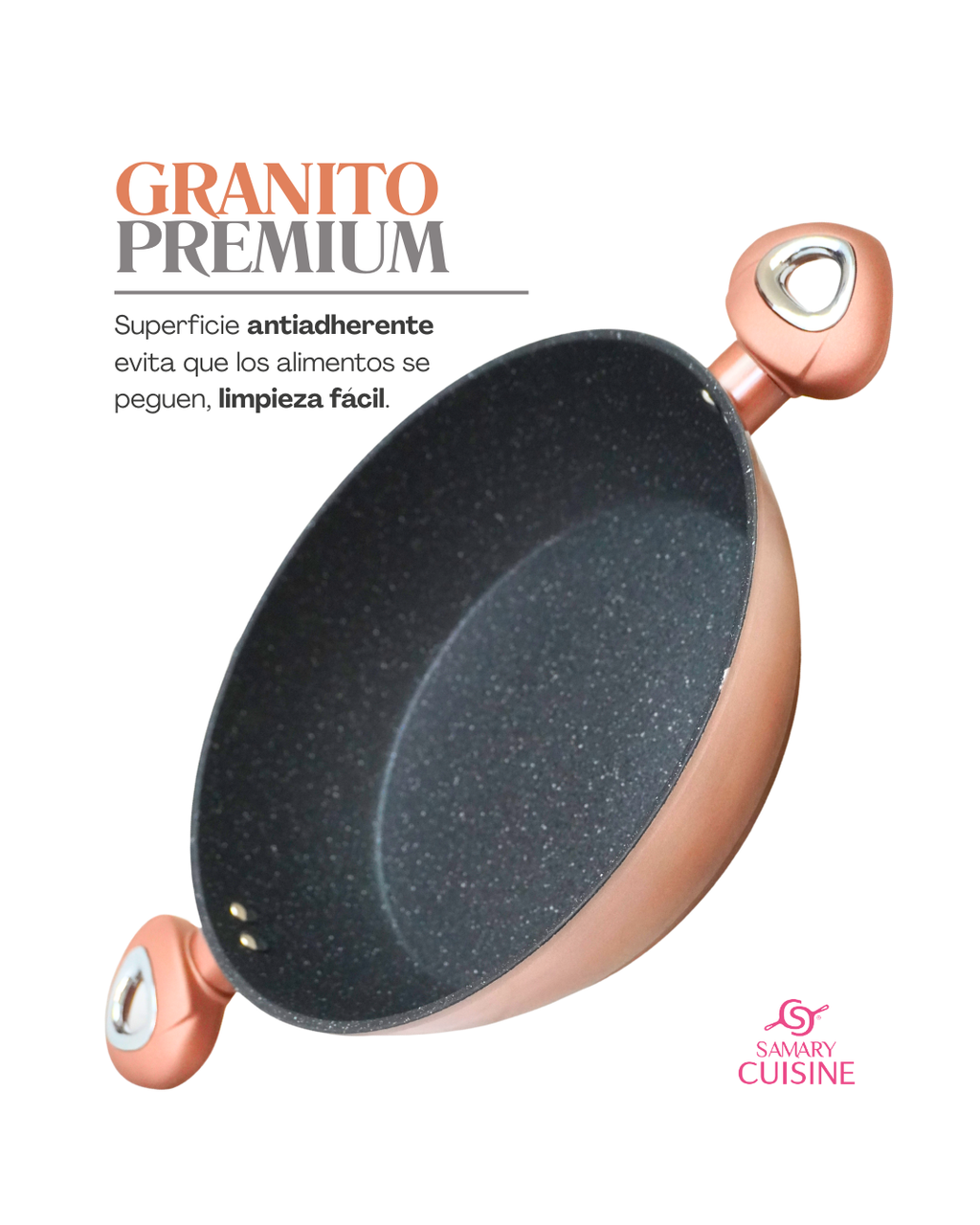 Set de Ollas de Cerámica Antiadherente AIKCWS - ALPHINE CUISINE 6 pz