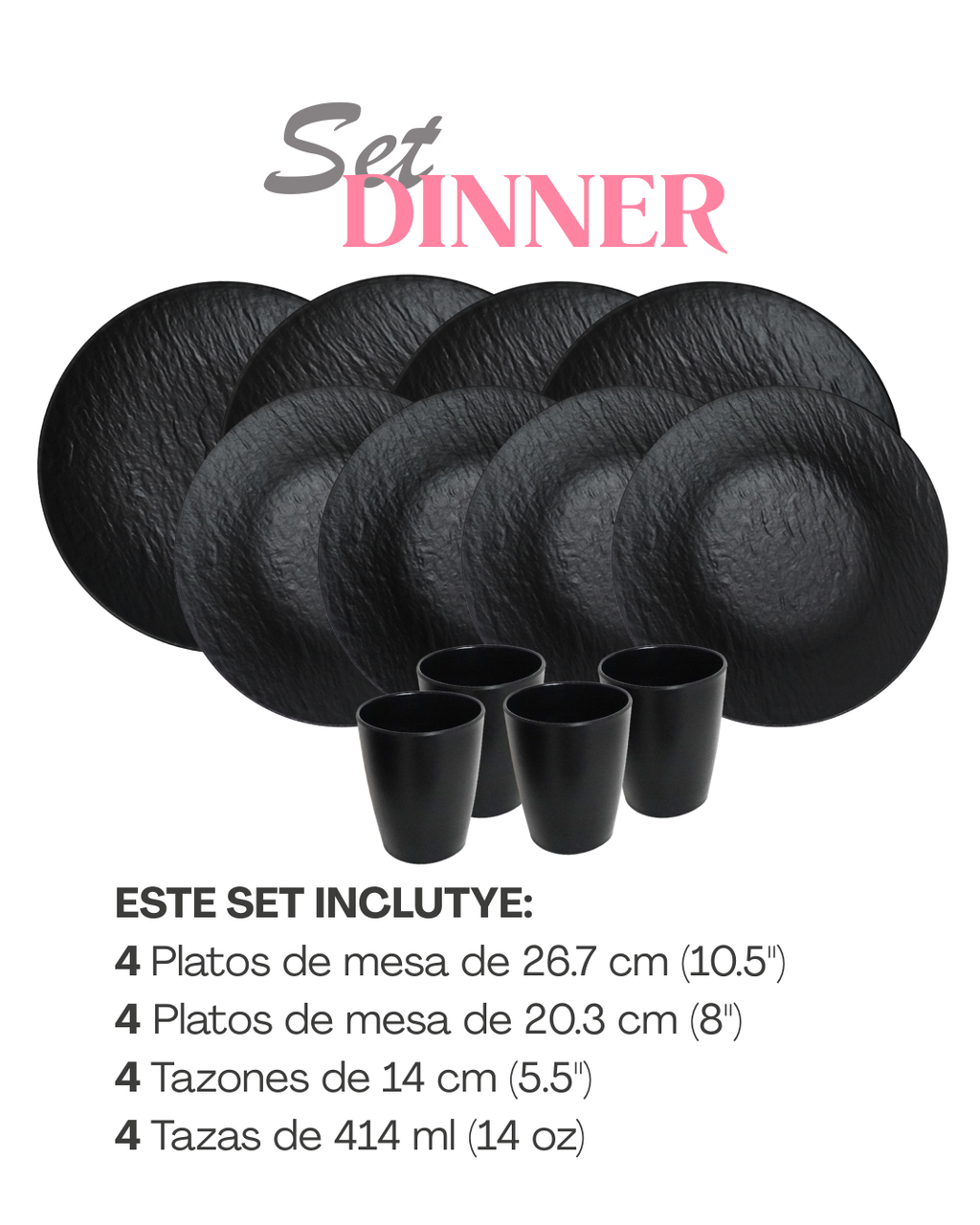Vagilla Lavastone Melamine - ALFA 12 pz