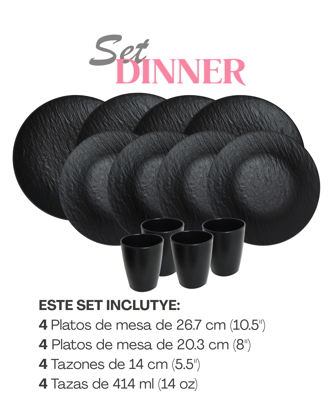 Vagilla Lavastone Melamine - ALFA 12 pz