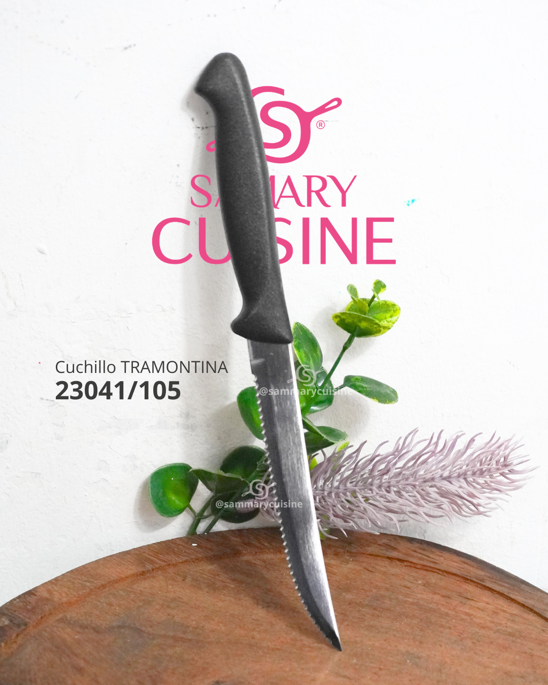 Cuchillo de Cierra plástico - TRAMONTINA 21 cm 23041