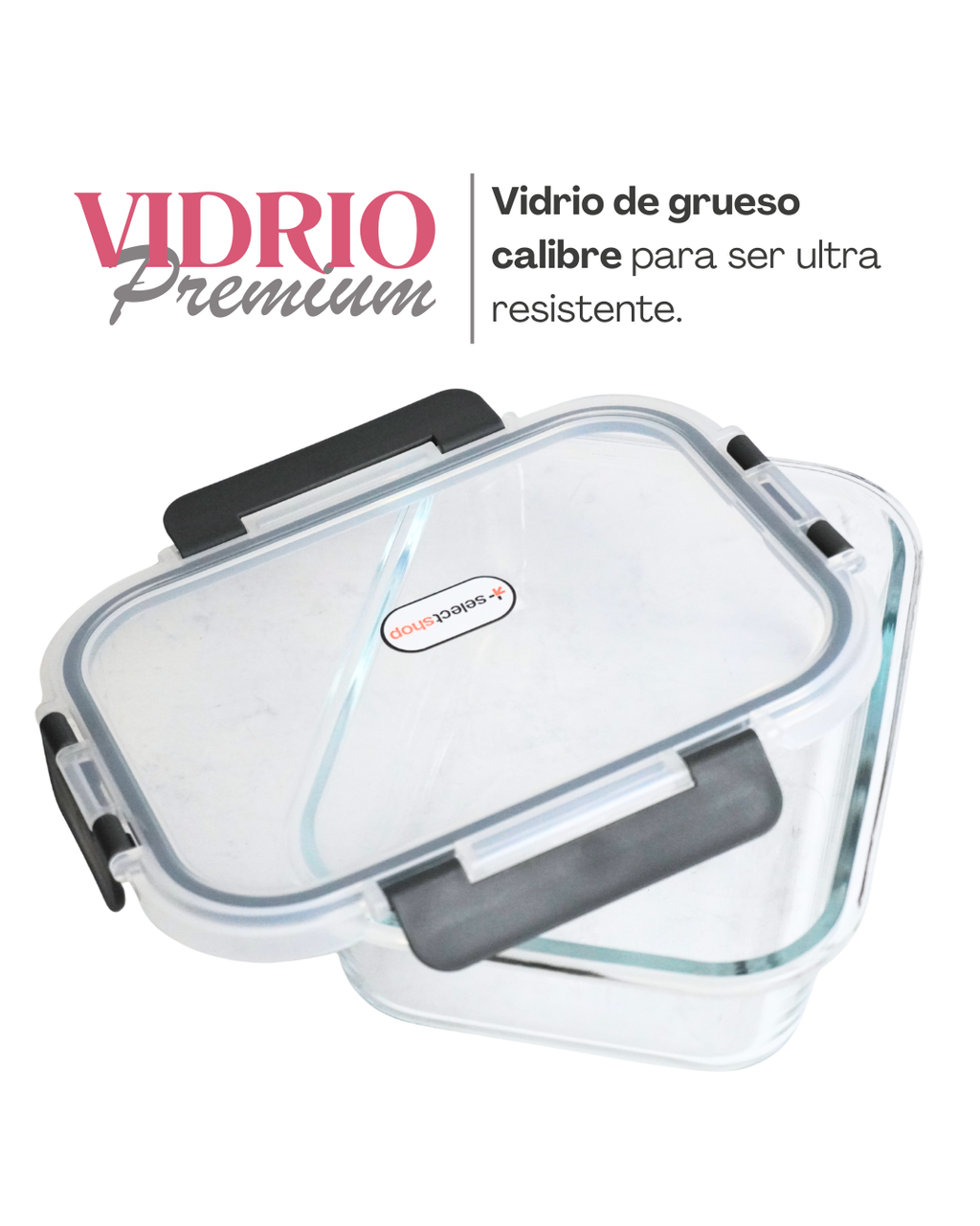 Refractarios de Cristal - SELECTSHOP 24pz Herméticos Antifugas
