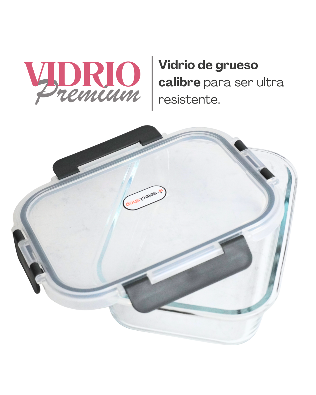 Refractarios de Cristal - SELECTSHOP 24pz Herméticos Antifugas