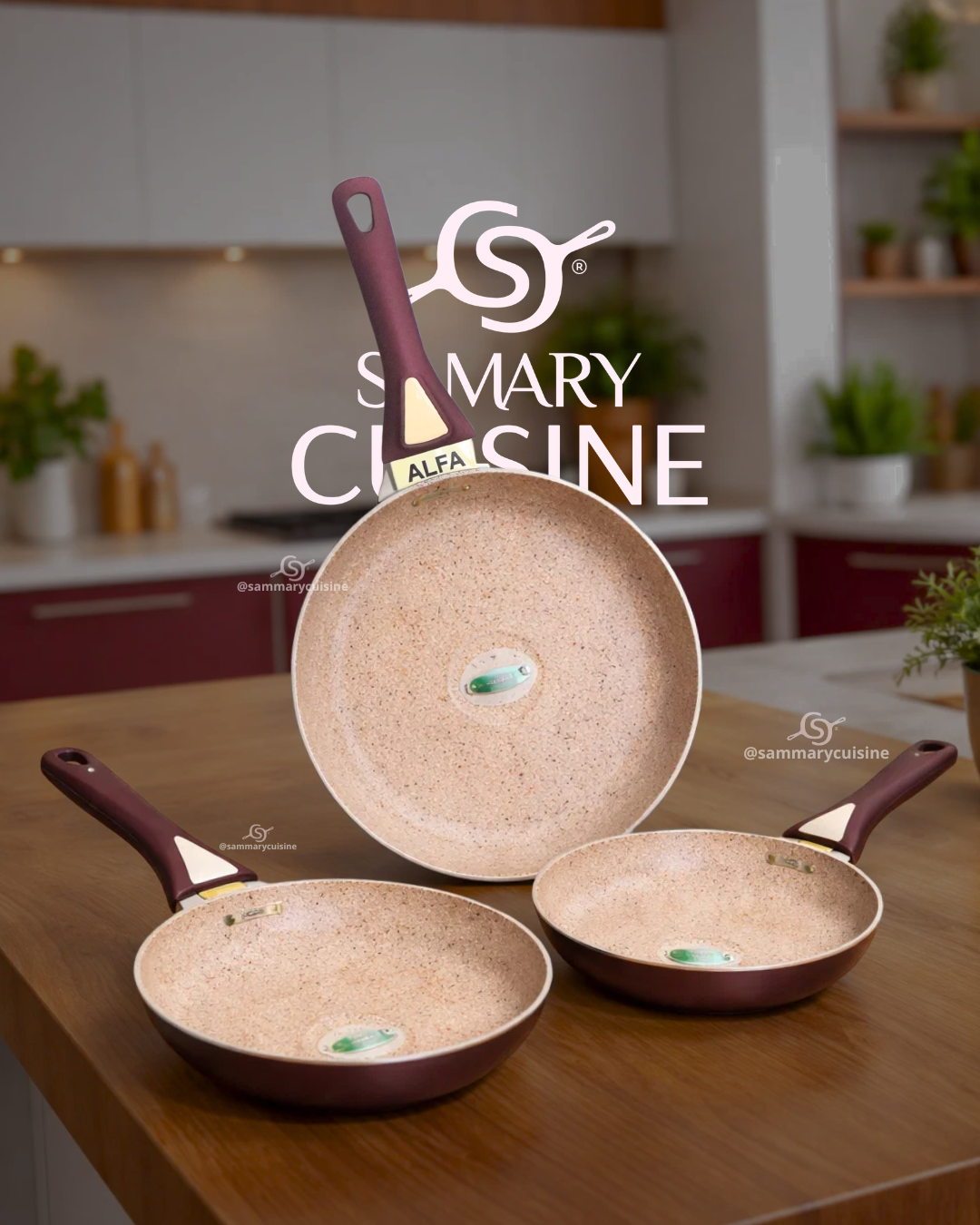 Sartenes Oslo - 3 Piezas 20, 24 y 28 cm